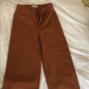 Wide leg madewell pants